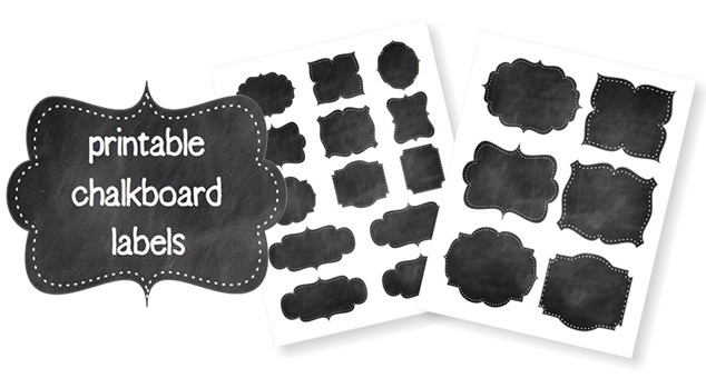 Free Printable Chalkboard Labels Life Your Way