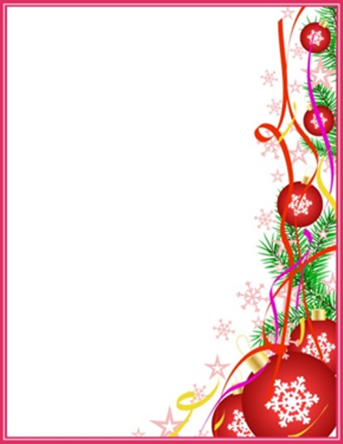 Free Printable Christmas Letterhead Templates Downloadable