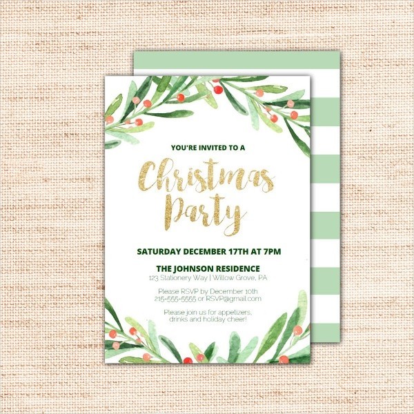 Free Printable Christmas Party Flyer Templates All About Template S