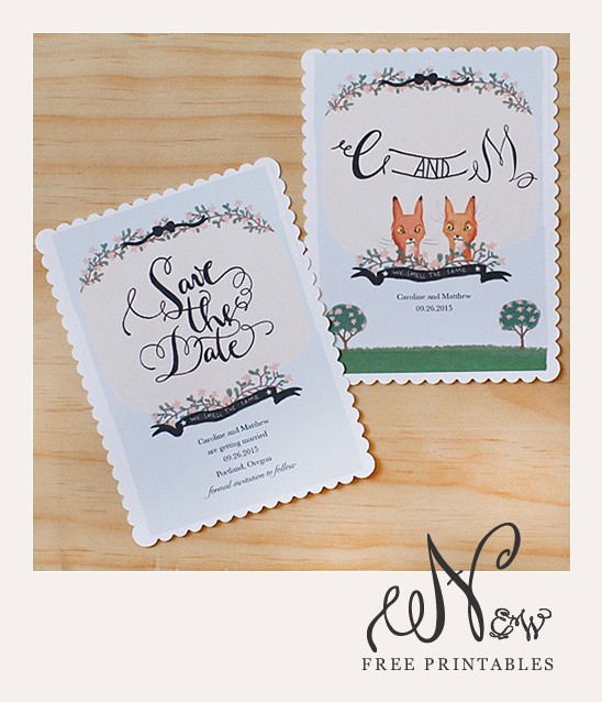 Free Printable Save The Date