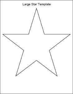 Free Printable Star Templates For Your Art Projects Use These Blank Template