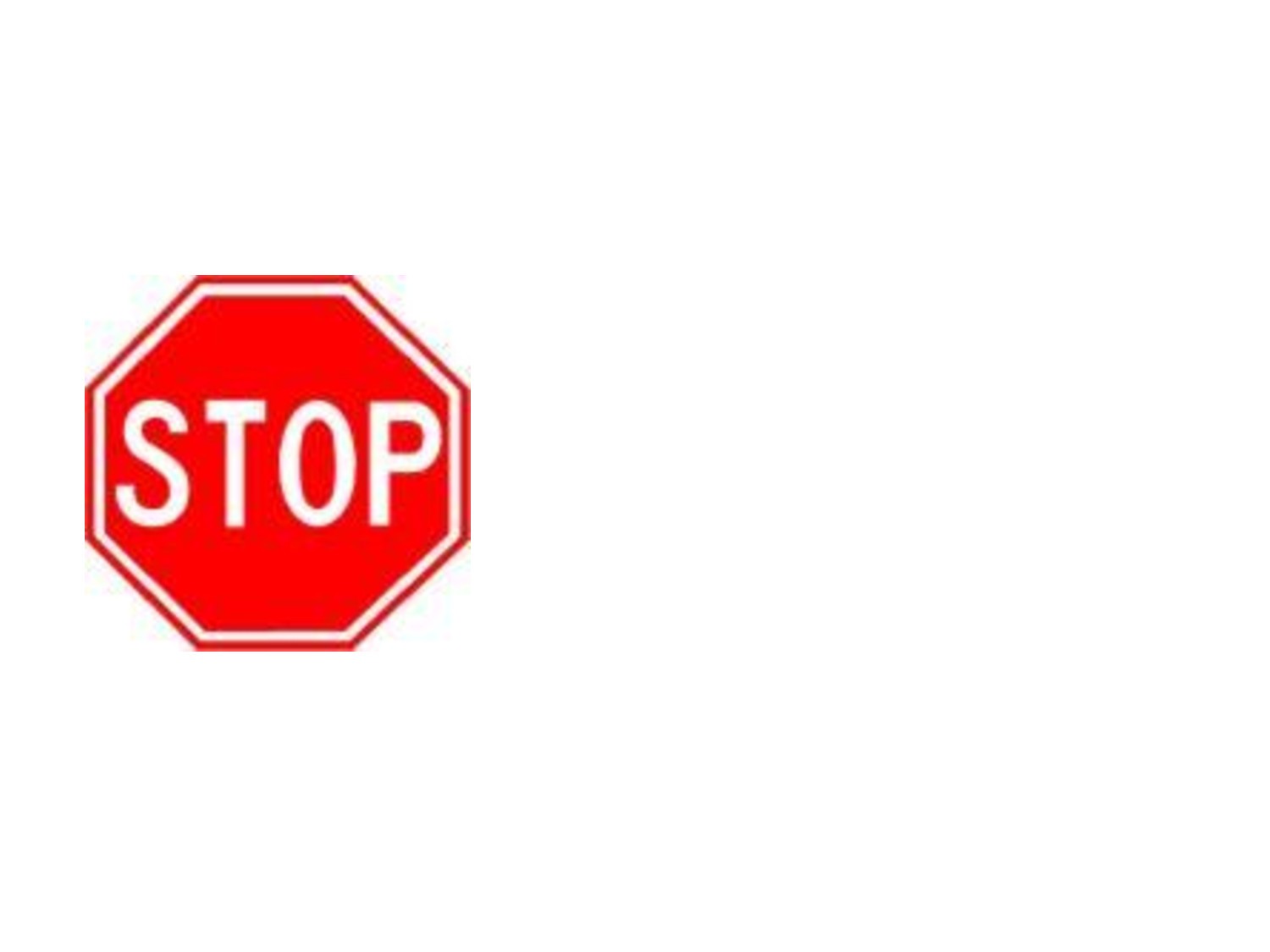 Free Printable Stop Sign Coloring Pages Template