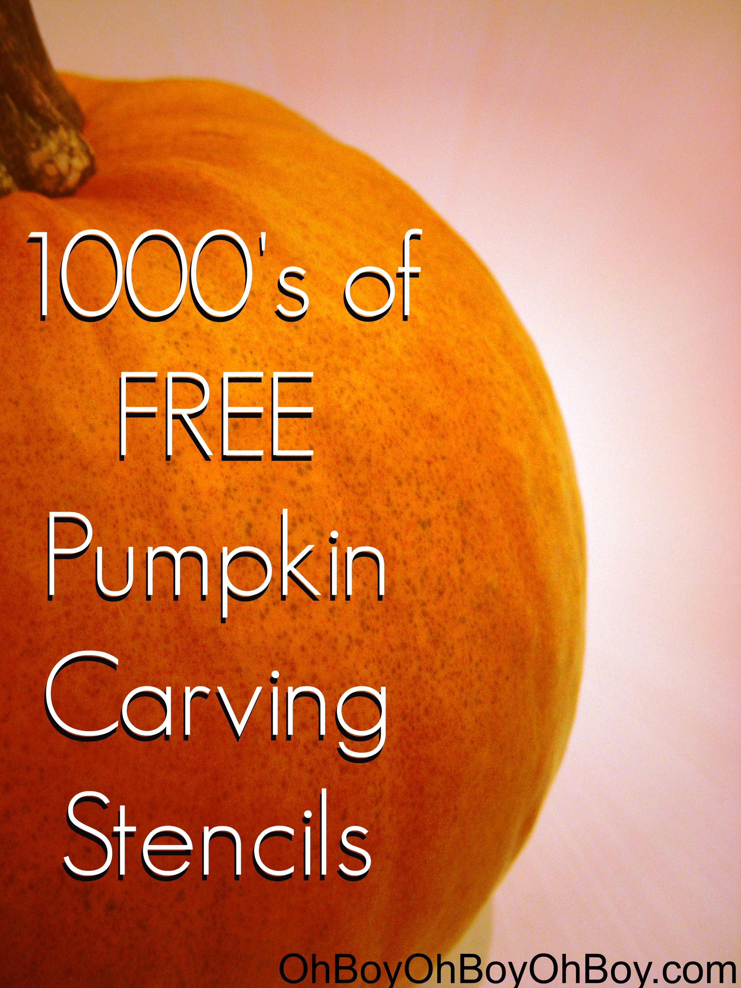 Free Pumpkin Carving Patterns Halloween Ohboyohboyohboy 2012