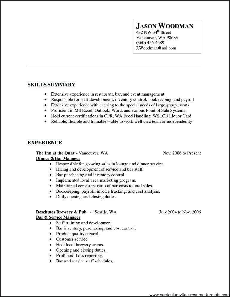 Free Resumes Templates Online Resume For Mac