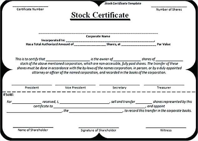 Free Share Certificate Template Templates Bc Ourshark