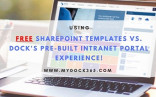 Free SharePoint Templates Vs Dock S Pre Built Intranet Experiences Portal