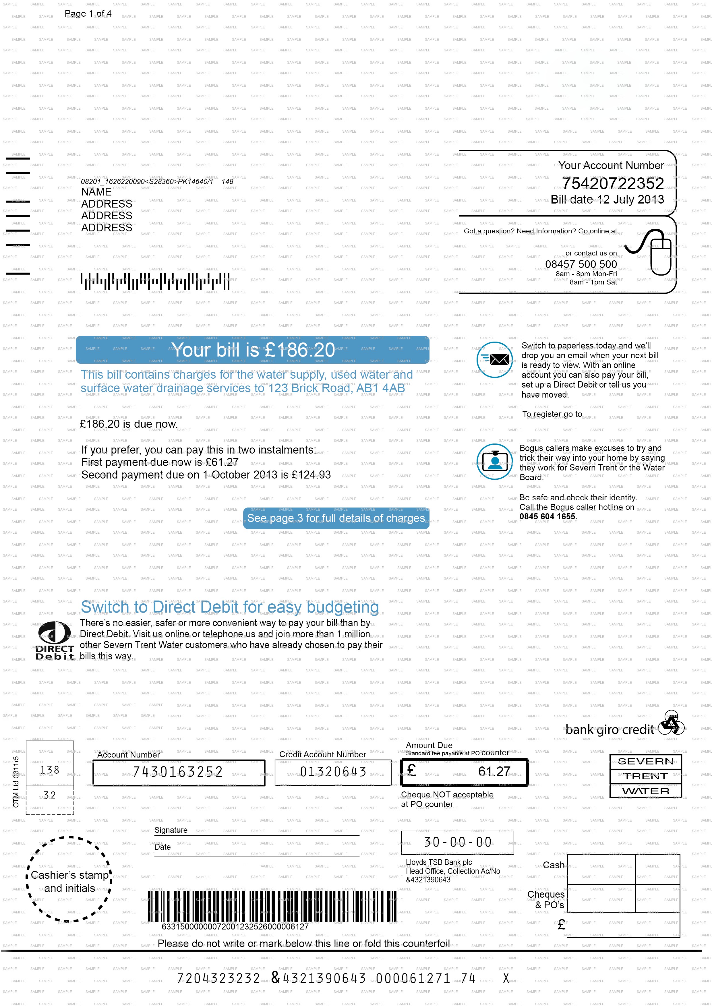 Free Utility Bill Template Best Of Design Fake Documents Bank