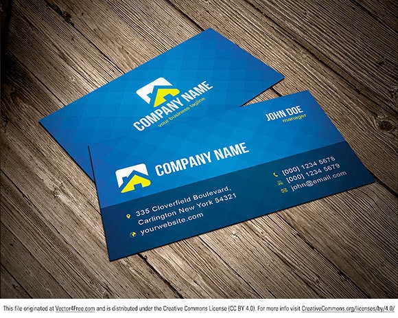 Free Vector Business Card Template Download