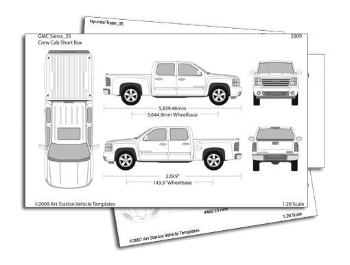 Free Vehicle Wrap Templates Lineart In 2018 Pinterest