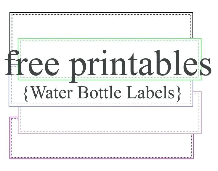 Free Water Bottle Labels Template Beautiful Photographs Envelope Design