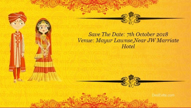 Free Wedding India Invitation Card Online Invitations Indian Save The Date