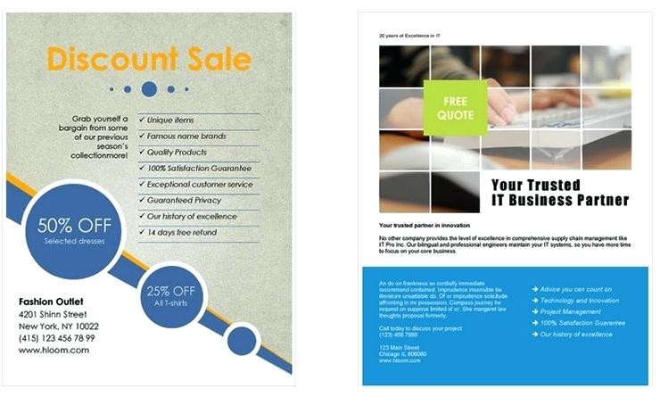 Free Word Event Flyer Templates Template Sales Pamphlet Mac