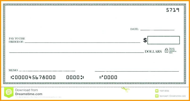 Full Size Of Large Big Check Template Free Oversized Blank