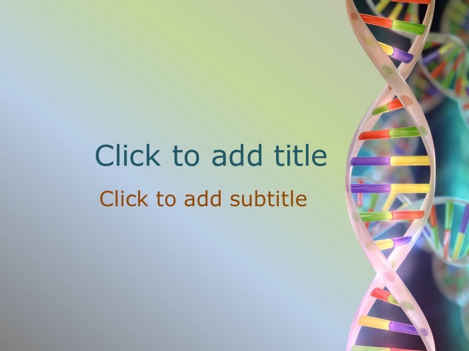 Genetics PowerPoint Template Free Download YouTube Powerpoint Background