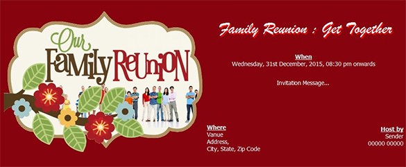 Get Together Invitation Template 21 Free PSD PDF Formats Family Reunion