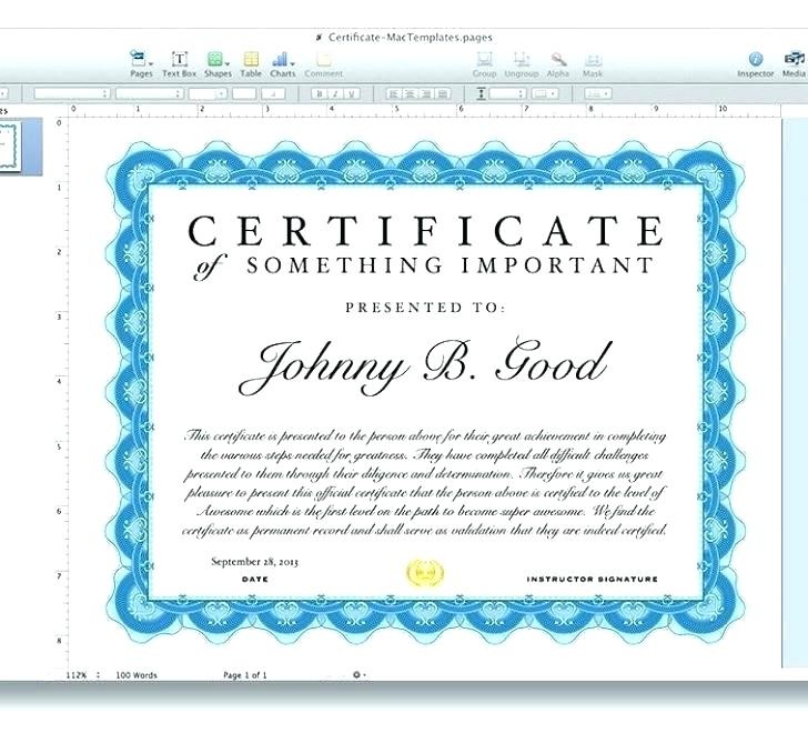 Gift Certificate Template Mac Free Download For Ecosolidario Co