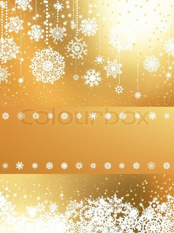 Golden Merry Christmas Greeting Card EPS 8 Stock Vector Colourbox Eps