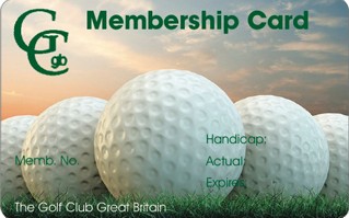 Golf Handicap Certificate And Cards Club Great Britain Fake