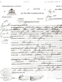 Haiti Social Haitian Birth Certificate Available In The 4