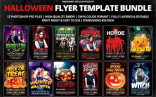 Halloween Flyer Template Bundle Awesomeflyer Psd