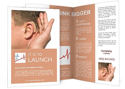Hearing Aid Brochure Template Design ID 0000006794 Aids