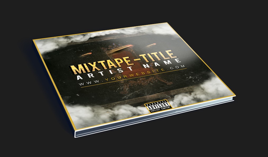 Hip Hop Mixtape CD Cover PSD Template On Behance Cd Templates