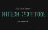 Hitech Text Tool By Madlistudio VideoHive Ae Templates