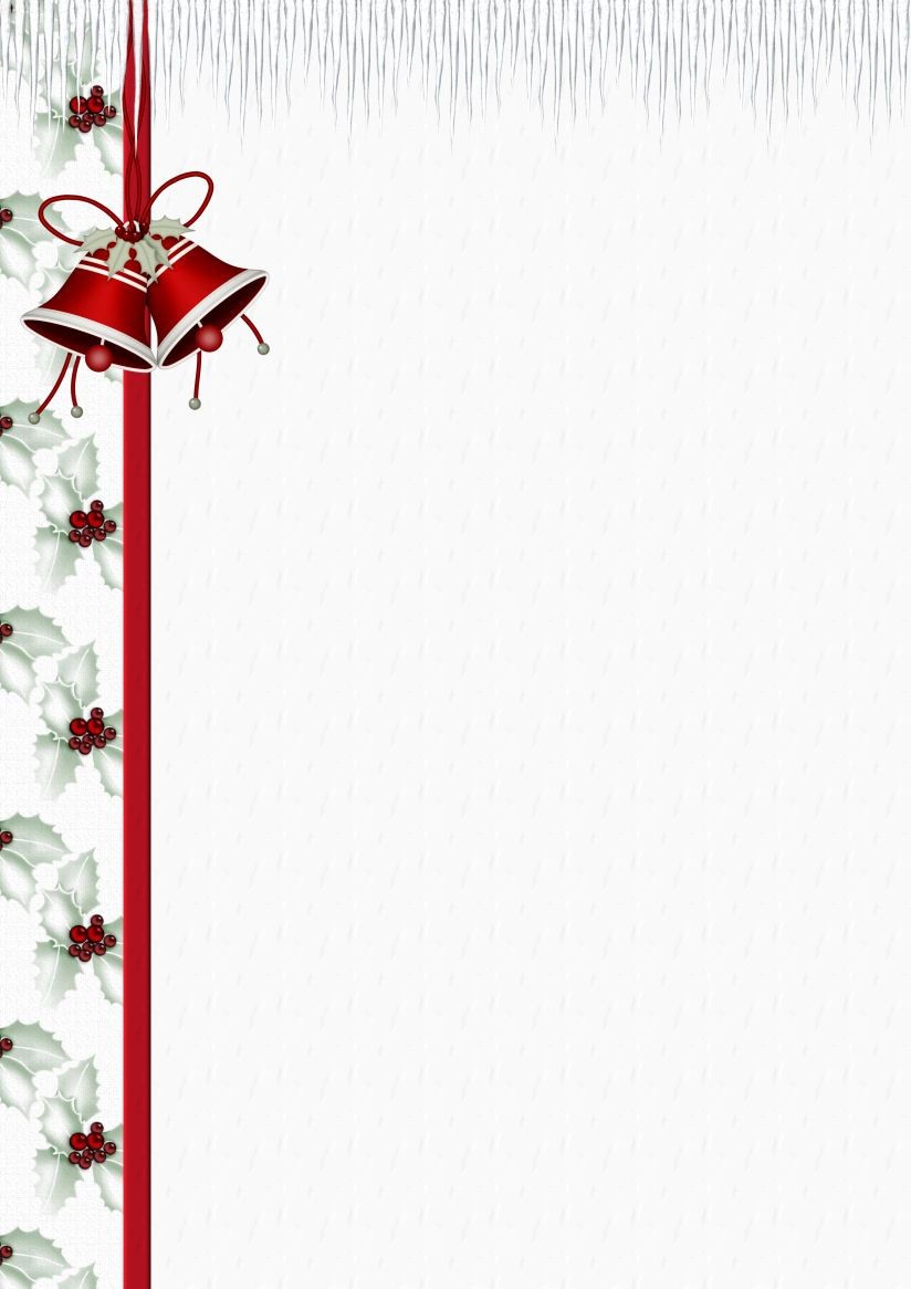 Holiday Stationery Paper Free Christmas Templates Letterhead