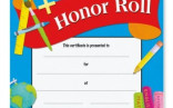Honor Roll Certificate Skycart Us Free Template