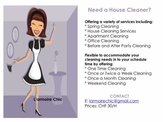 House Cleaning Ad Templates Ukran Agdiffusion