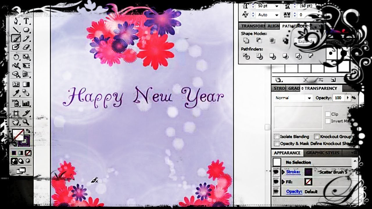 How To Create A Greeting Card In Adobe Illustrator YouTube Christmas