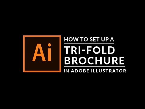 How To Create A Trifold Brochure In Adobe Illustrator YouTube Tri Fold
