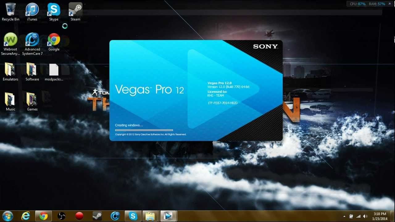 How To Get Sony Vegas Pro 12 For FREE Tutorial Download Link Free