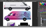 How To Make A Commercial Cargo Van Car Wrap Mockup Tutorial Template