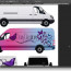 How To Make A Commercial Cargo Van Car Wrap Mockup Tutorial Vehicle Templates Download