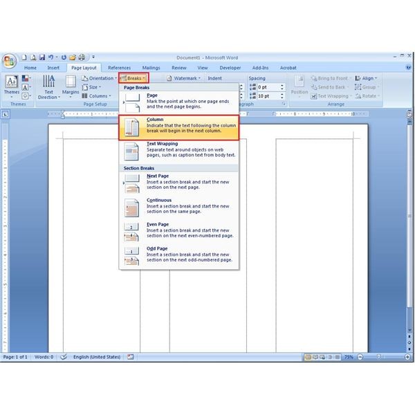 How To Make A Pamphlet Using Microsoft Word 2007 Learn Brochure On