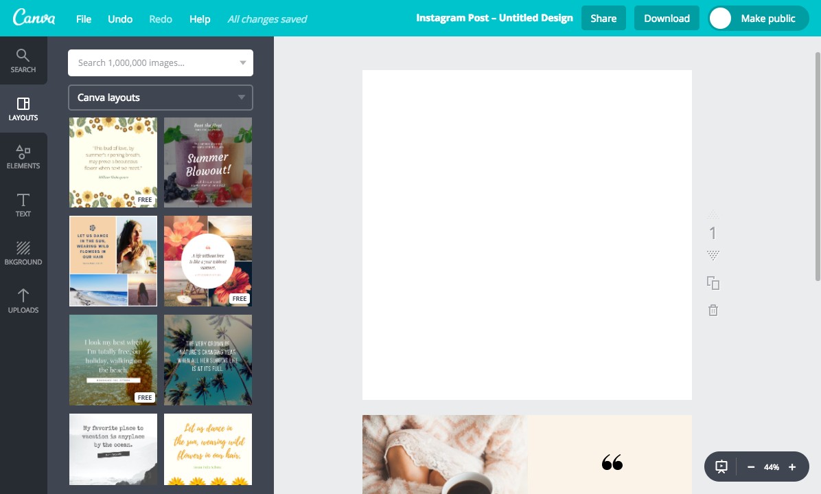 How To Make Templates For Instagram Posts 3 Ways Free Post Template
