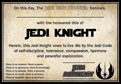How To Run A Star Wars Jedi Academy Birthday Pinterest Training Certificate