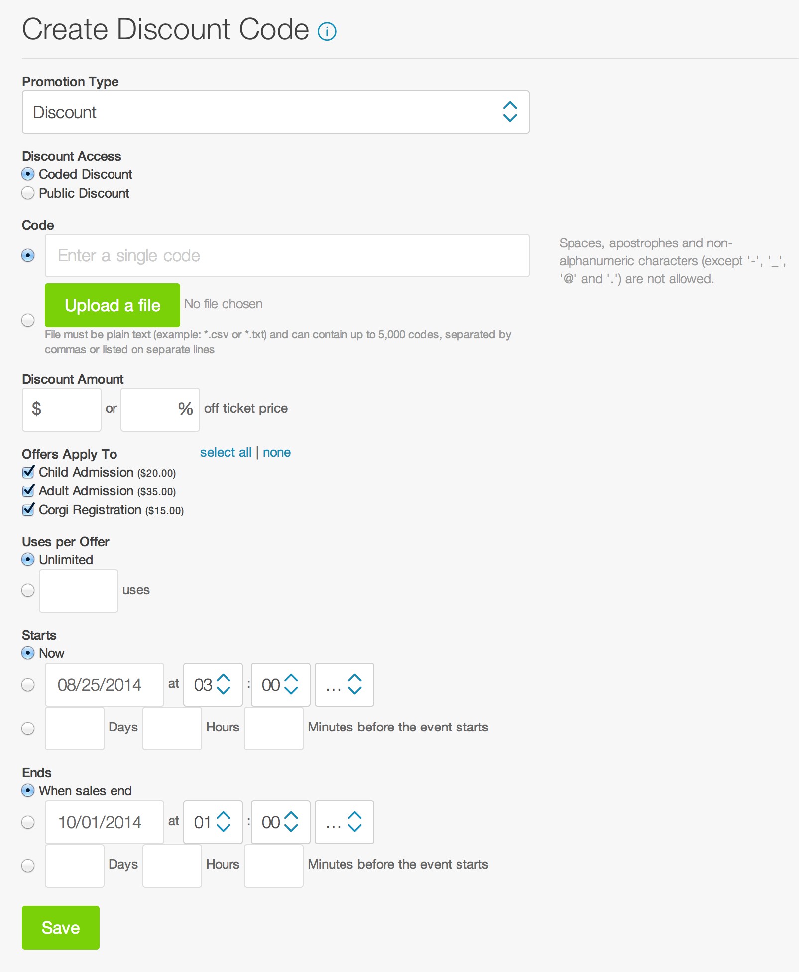 How To Set Up Daily Deals Groupon LivingSocial Etc With Create Event Tickets