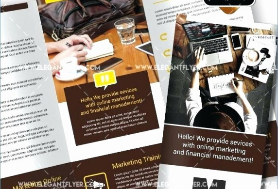 Illustrator Flyer Templates Awesome Adobe Tri Fold Brochure Template Free Download