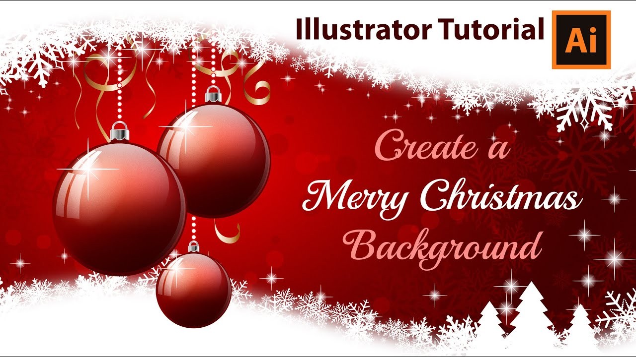 Illustrator Tutorial How To Create A Christmas Card YouTube Ai