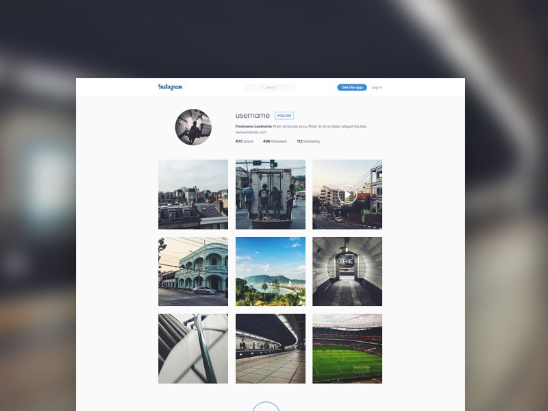 Instagram Template Mockup Freebie Download Photoshop Resource Free