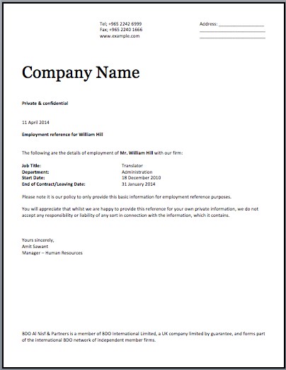 Job Certificate Template Ukran Agdiffusion Com Employee Of