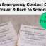 Kids Emergency Contact Card Back To School Travel SavvyMom Free Printable Cards