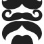 Large Mustache Template Free Printable Baby Shower