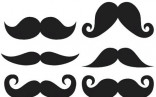 Large Mustache Template Outline Printable