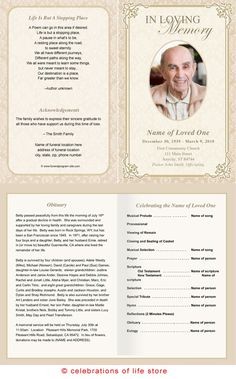 Lds Funeral Program Examples Google Search Ideas Memorial Service
