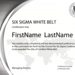 Lean Six Sigma Green Belt Certificate Template Archives Fp Group Info Black