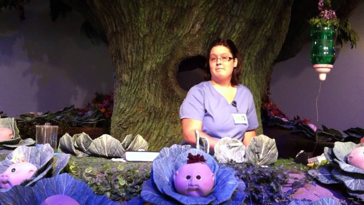 Live Birth Of Cabbage Patch Baby At Babyland General YouTube