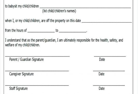 Live In Caregiver Contract Template Babysitter Agreement
